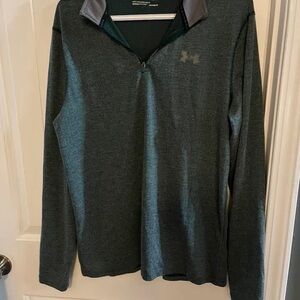 Under Armour Men's Dark Green Quarter-Zip Pullover